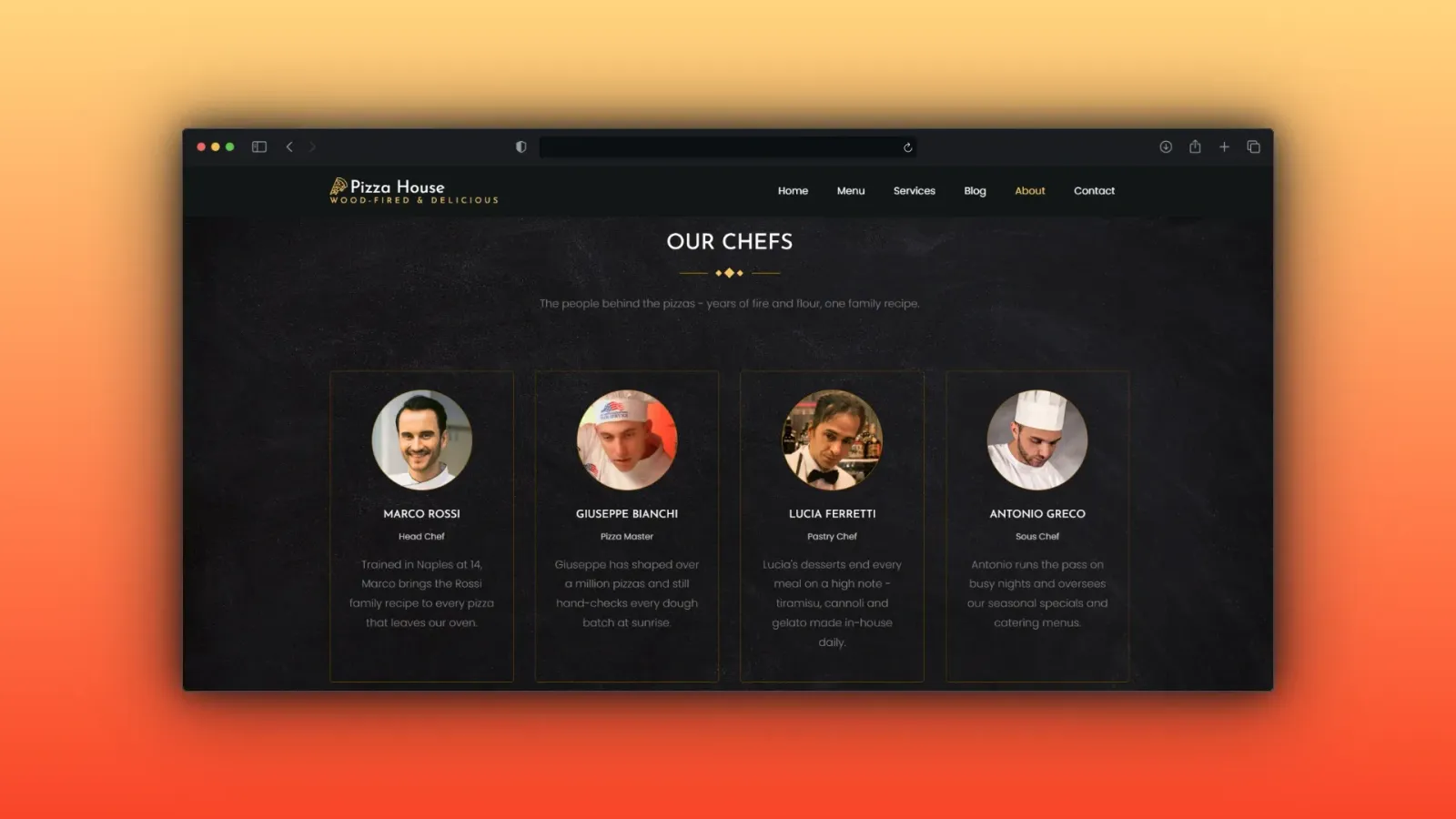 Pizza House — mockup 3