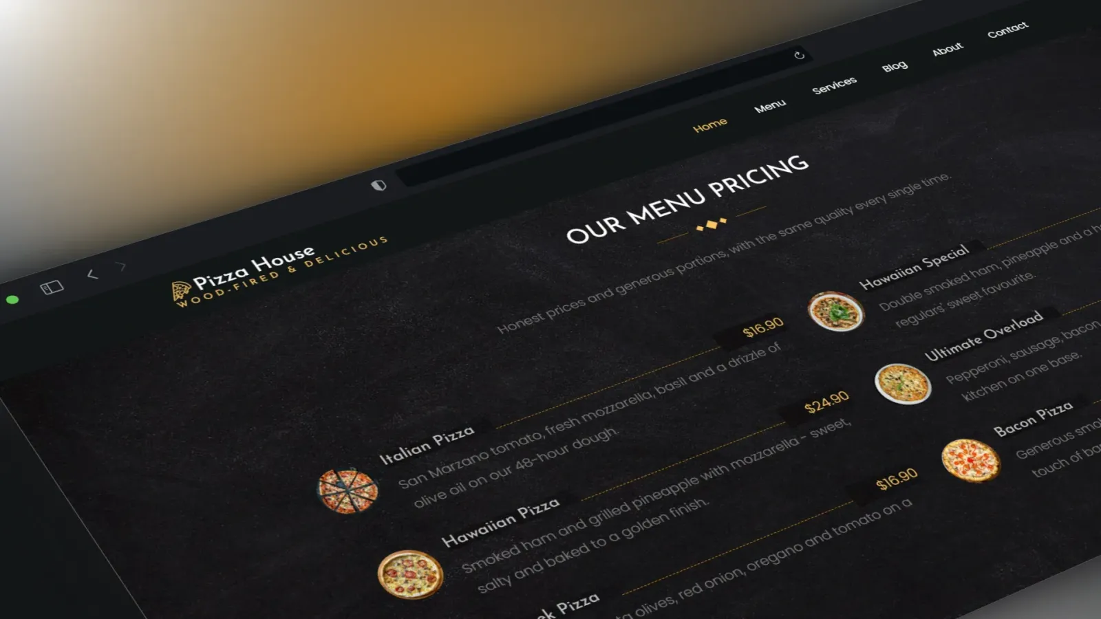 Pizza House — mockup 5