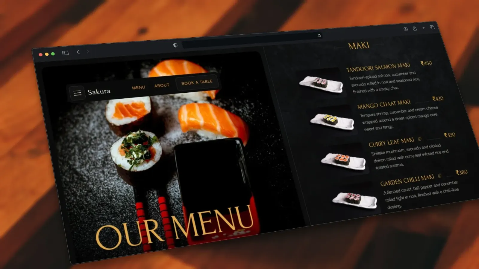 Sakura Sushi Bar — mockup 2