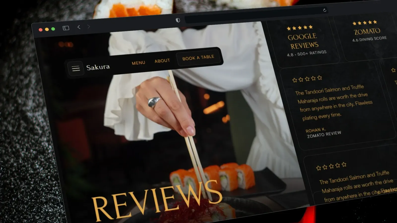 Sakura Sushi Bar — mockup 5