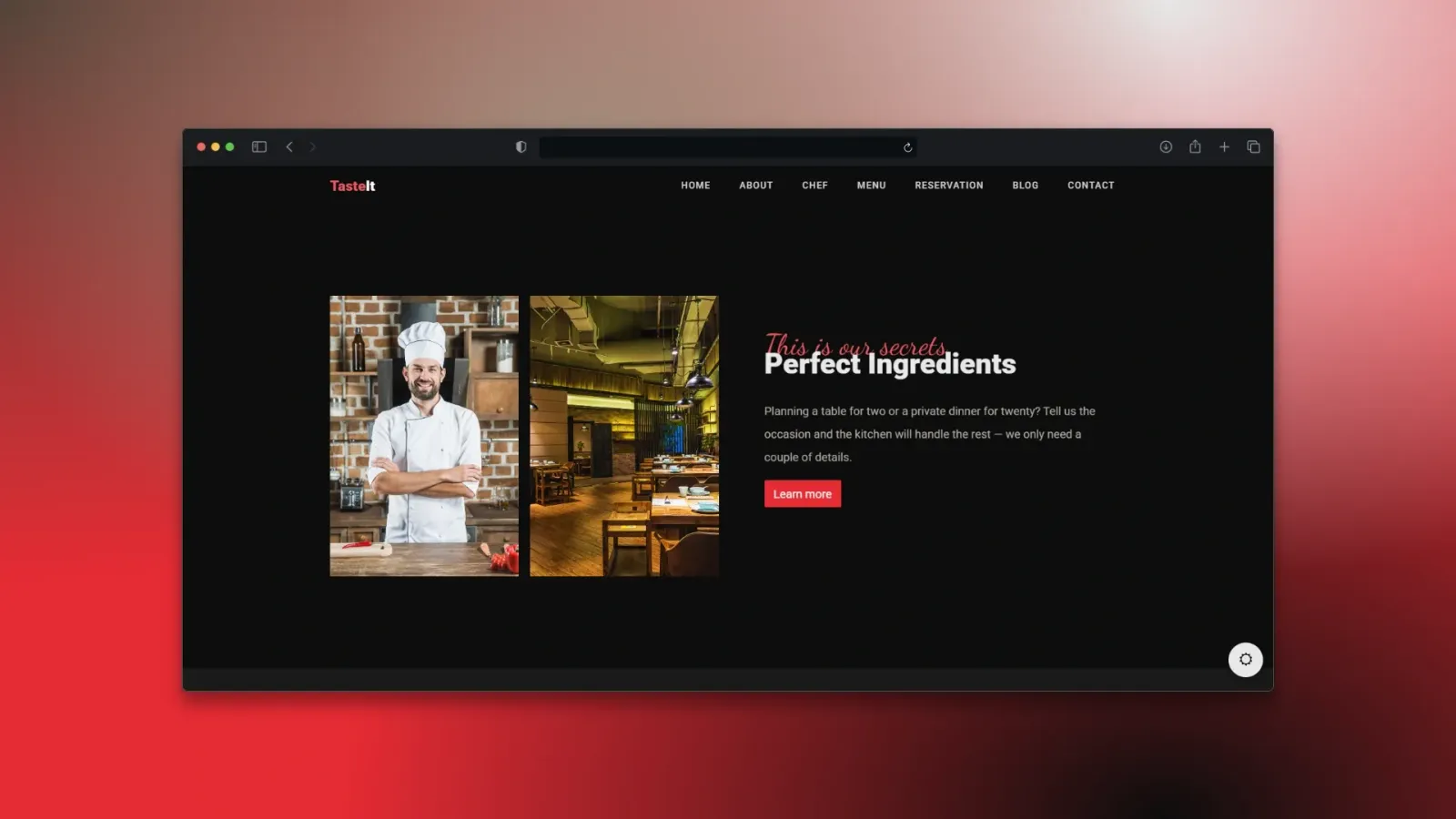 TasteIt — mockup 4