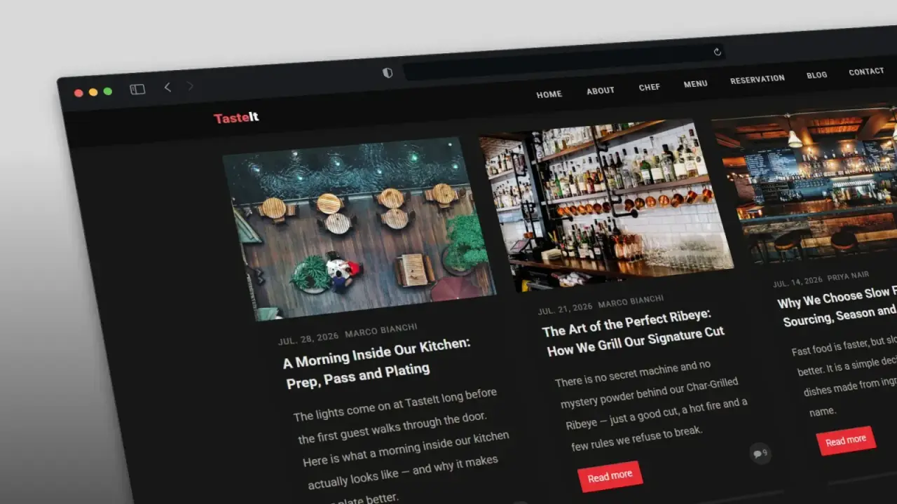 TasteIt — mockup 5